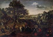 Landscape with Village Festival